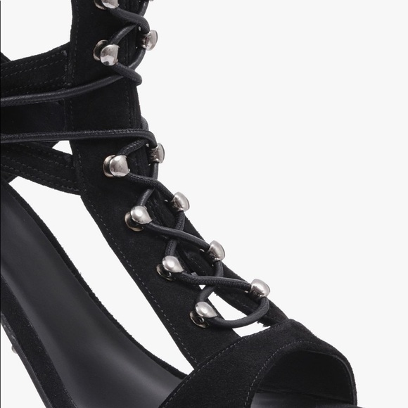 Brand new BALMAIN lace up Heels - Picture 4 of 7